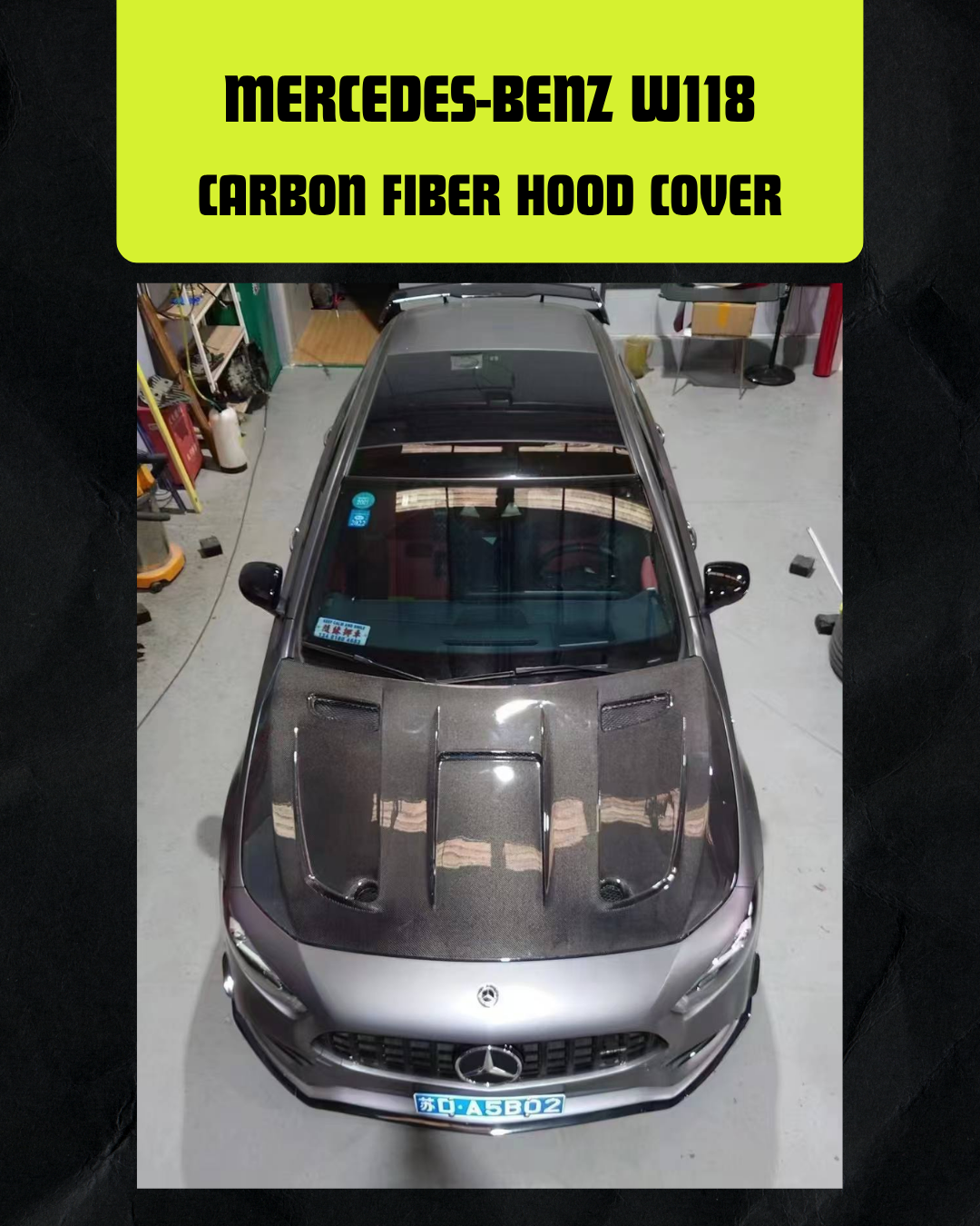 CARBON FIBER HOOD COVER