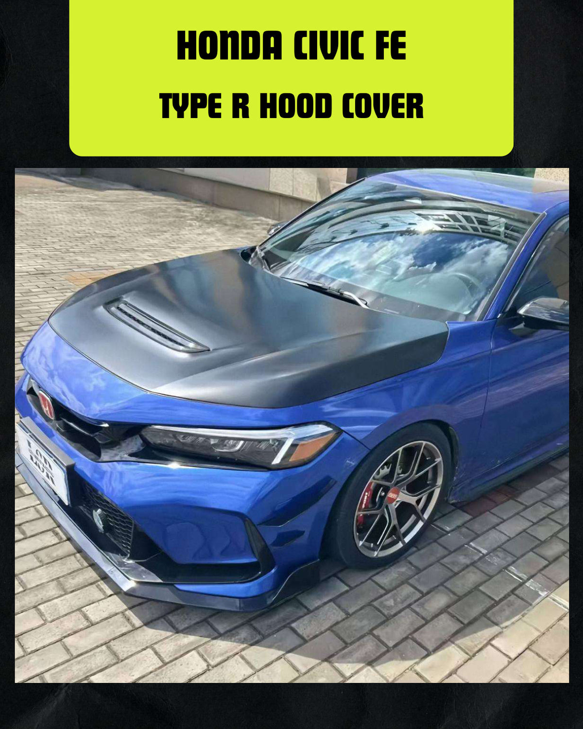 HONDA CIVIC FE TYPE R HOOD COVER