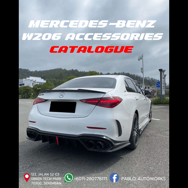MERCEDES BEN W206 ACCESSORIES CATALOG