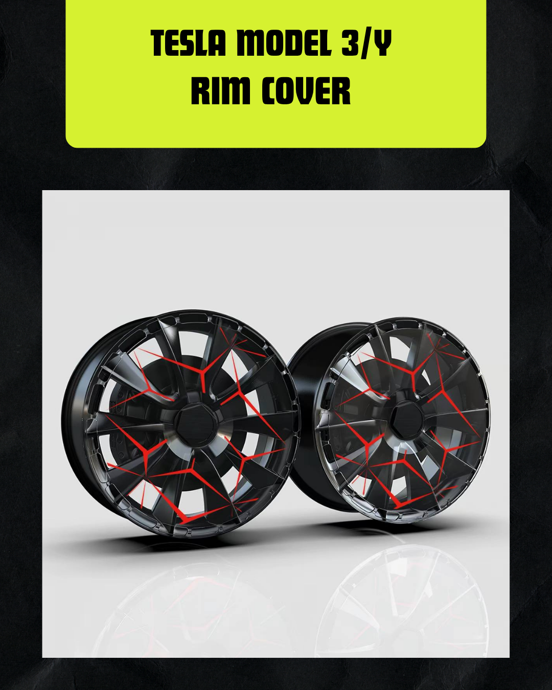 TESLA MODEL 3/Y RIM COVER (18 INCH, 19 INCH 20 INCH)