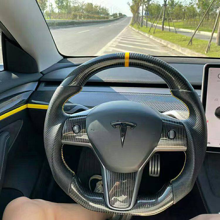 TESLA MODEL 3 CARBON FIBER STEERING