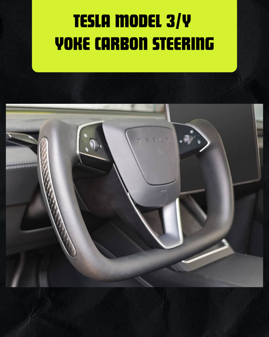 TESLA MODEL Y YOKE CARBON STEERING