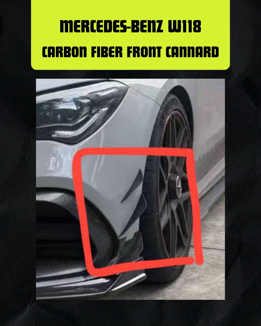 CARBON FIBER FRONT CANNARD