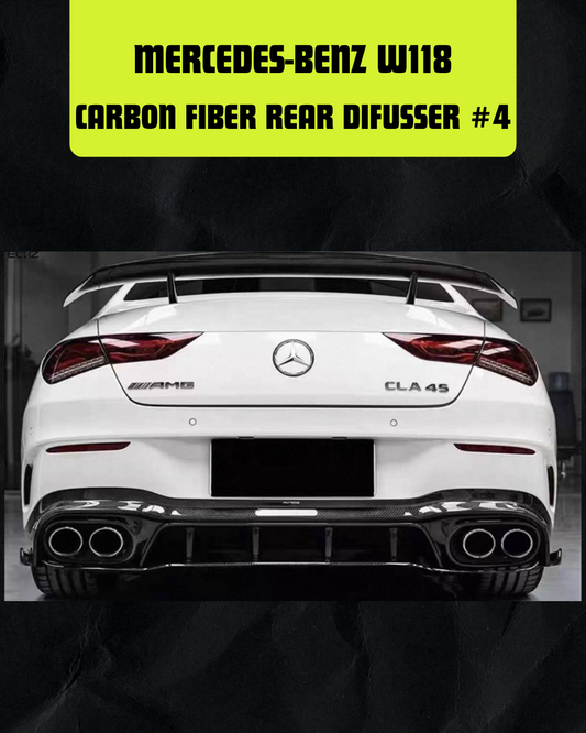 CARBON FIBER REAR DIFUSSER #4