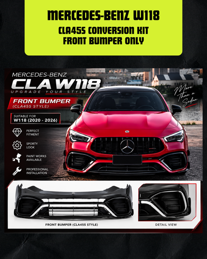 MERCEDES-BENZ W118 CLA45S FRONT BUMPER KIT