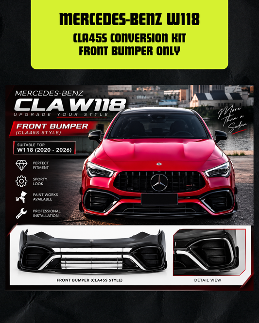 MERCEDES-BENZ W118 CLA45S FRONT BUMPER KIT