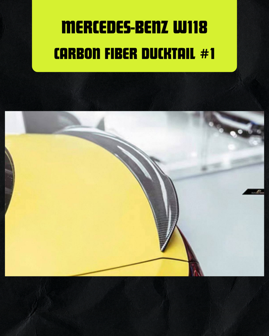 CARBON FIBER DUCKTAIL #1
