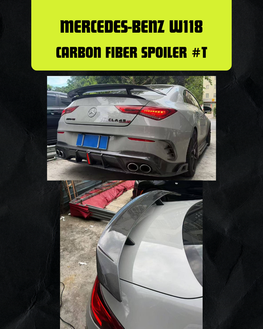 MERCEDES-BENZ W118 CARBON FIBER SPOILER #1