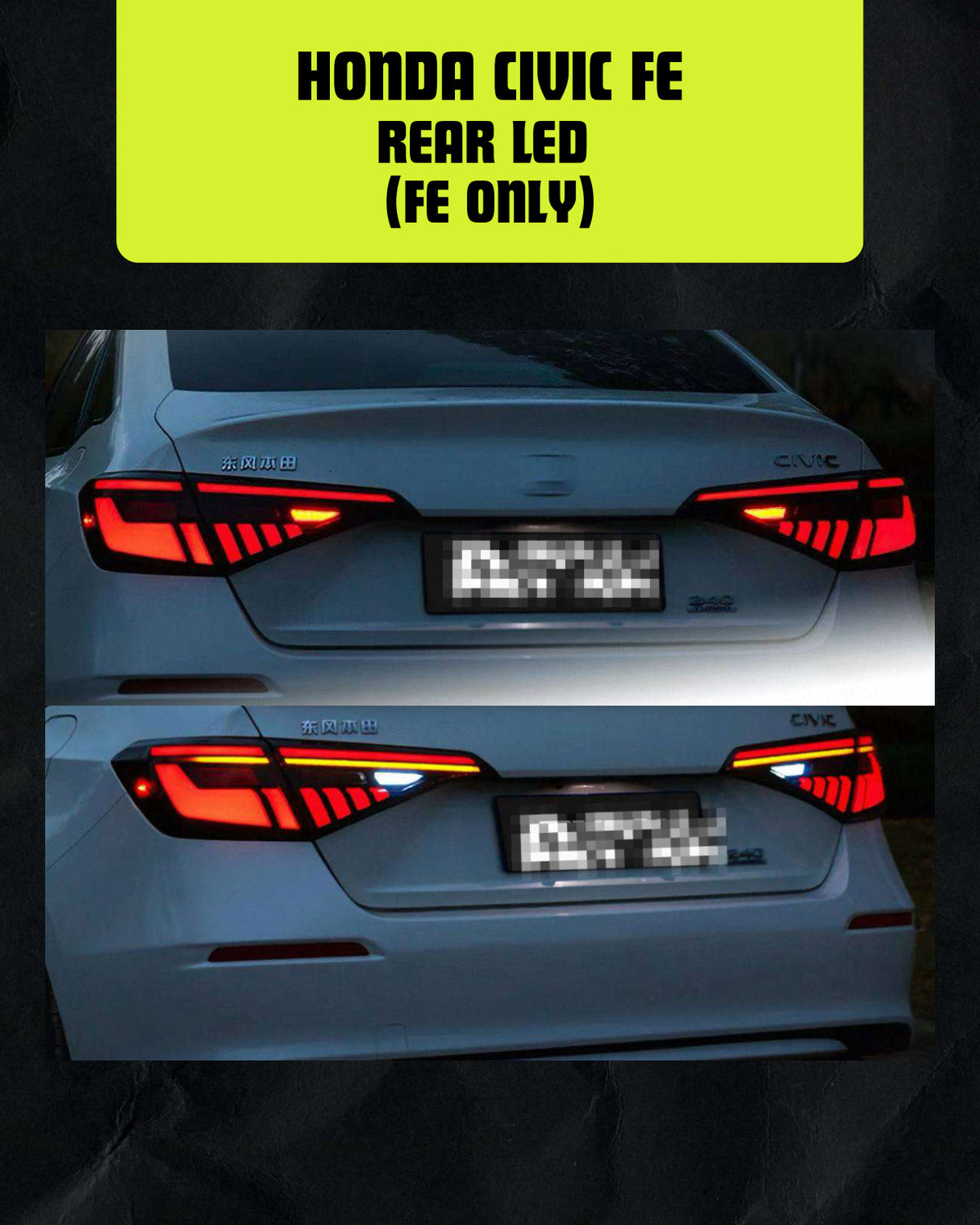 HONDA CIVIC FE REAR LED (FE ONLY)