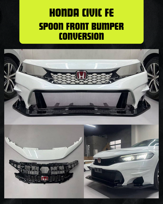 HONDA CIVIC FE SPOON FRONT BUMPER CONVERSION