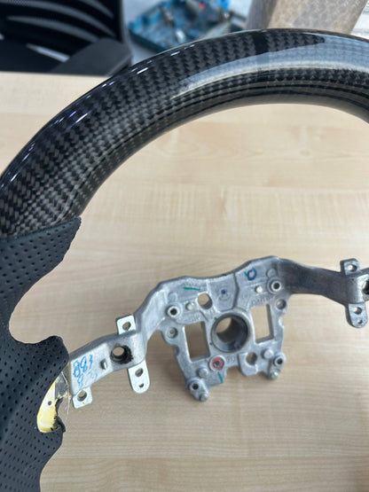 TESLA MODEL 3 FORGED CARBON FIBER STEERING WHEEL