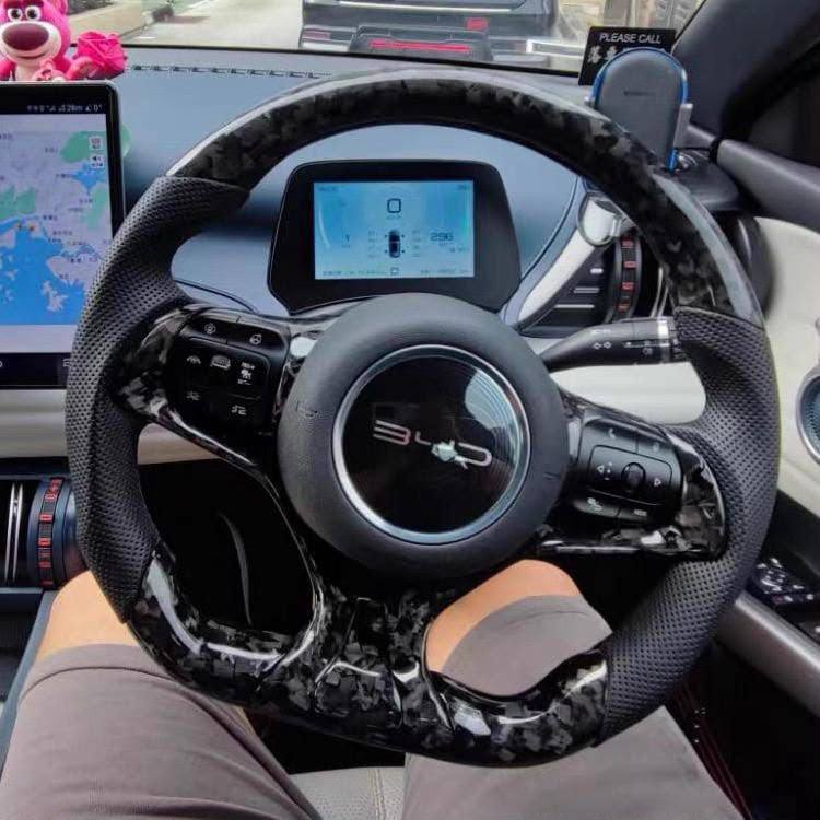 TESLA MODEL 3 FORGED CARBON FIBER STEERING WHEEL