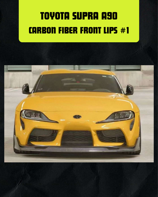 Toyota Supra A90 Carbon Fiber Front Lip #1