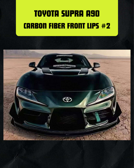 Toyota Supra A90 Carbon Fiber Front Lip #2