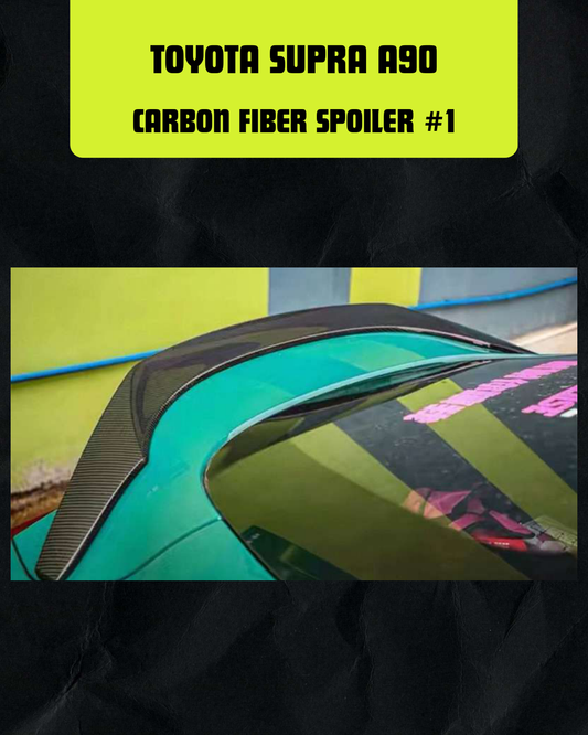 TOYOTA SUPRA A90 CARBON FIBER SPOILER #1