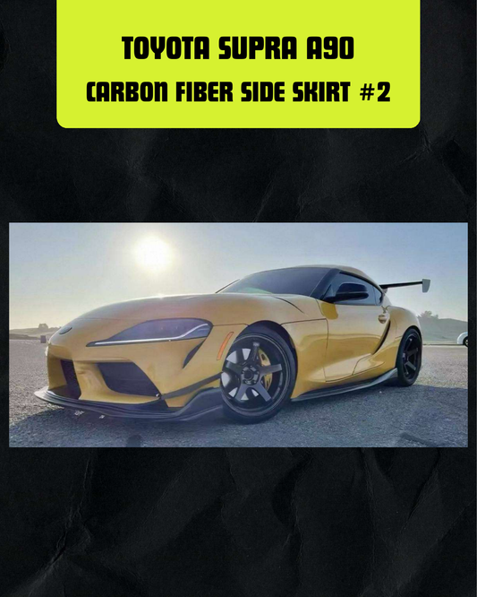 Toyota Supra A90 Carbon Fiber Side Skirt #2